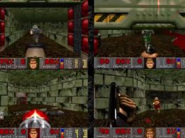 new classic Doom games split screen