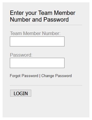 Menards Team Member Login